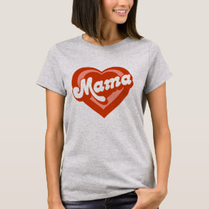Camiseta Corazón lindo Mamá Mini Madre Hija