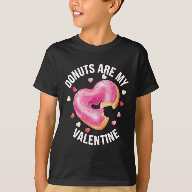 Camiseta Corazón lindo sin salida con helado rosado Día de  (Anverso)