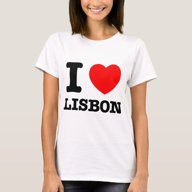 Camiseta Corazón Lisboa (Anverso)