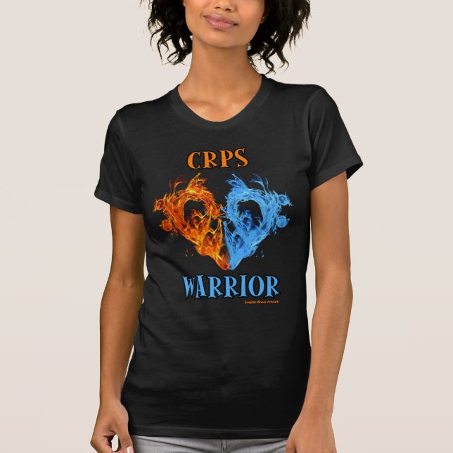 Camiseta Corazón/llamas...CRPS (Anverso)