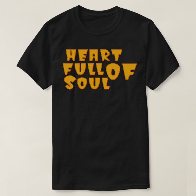 Camiseta Corazón lleno de alma (Diseño del anverso)