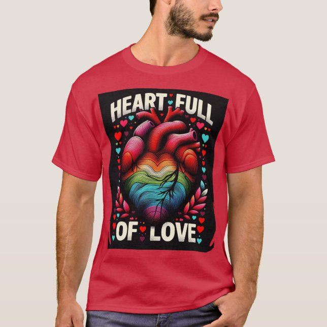 Camiseta Corazón lleno de amor (Anverso)