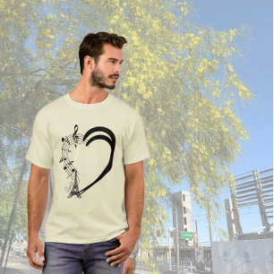 Camiseta Corazón lleno de Música