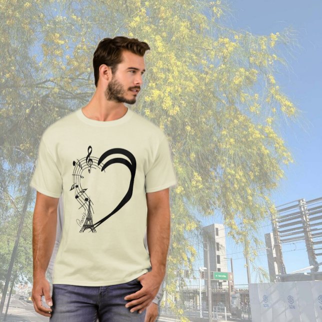 Camiseta Corazón lleno de Música (Subido por el creador)