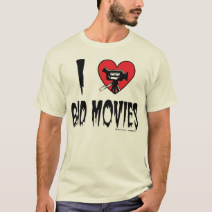 Camiseta (Corazón) malas películas I