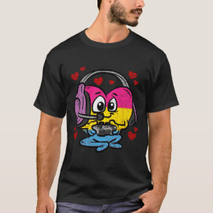 Camiseta Corazón manual Orgullo Lgbt-q Videojuego Retro Jue