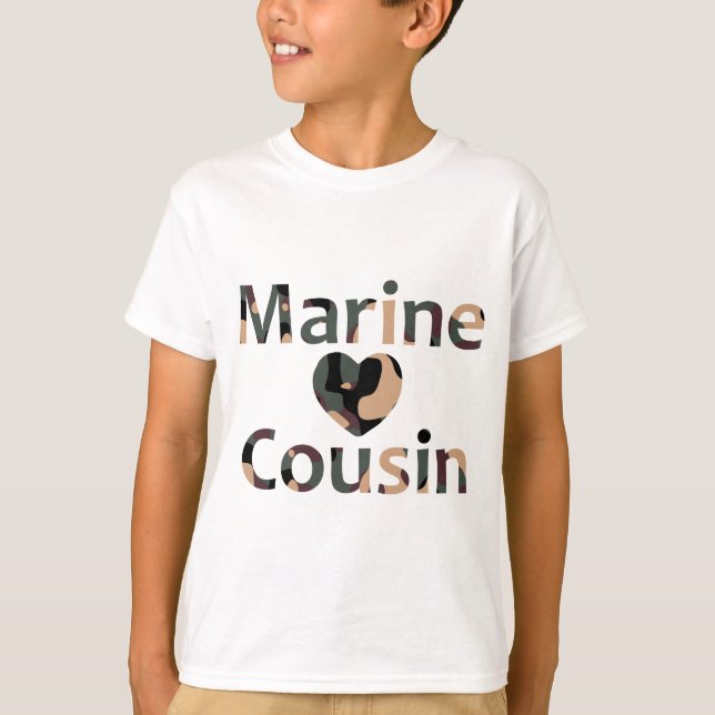 Camiseta Corazón marino Camo del primo (Anverso)