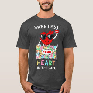 Camiseta Corazón Más Bonito Del Envase Día de San Valentín