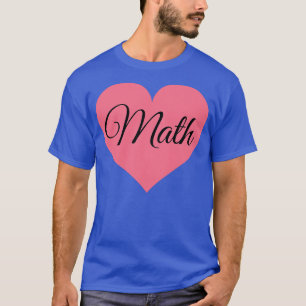 Camiseta corazón matemático