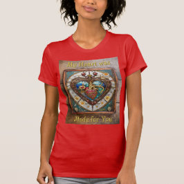 Camiseta Corazón Mecánico Serie Steampunk Anatómico