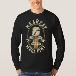 Camiseta Corazón Mega Pint Brewing Objeción Hear Say Vinta