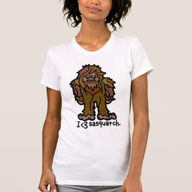 Camiseta corazón melenudo (Anverso)