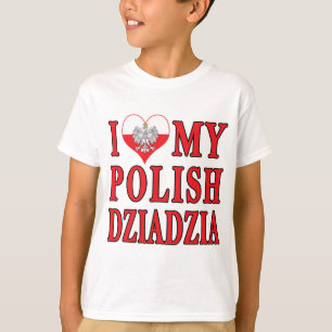 Camiseta Corazón mi polaco Dziadzia