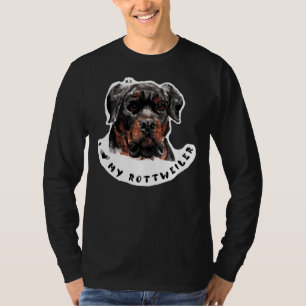 Camiseta Corazón Mi Rottweiler 48