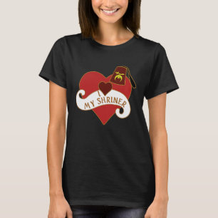 Camiseta Corazón mi Shriner Noble el Mystic Shrine Thanksg