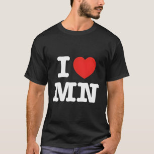 Camiseta Corazón Minnesota Mn Love