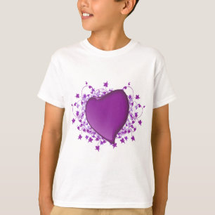 Camiseta Corazón morado