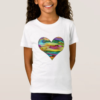Camiseta Corazón multicolor