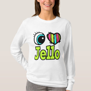 Camiseta Corazón Ojo Brillante Amo Jello