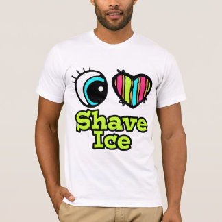 Camiseta Corazón Ojo Brillante Me Encanta El Hielo Sórdido