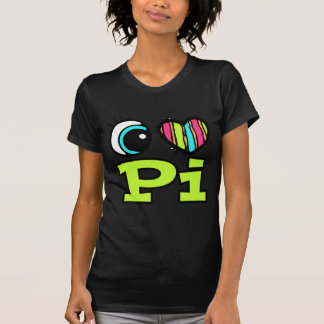 Camiseta Corazón Ojo Brillante Que Amo Pi