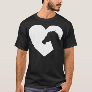 Camiseta Corazón para el profesor de equitación