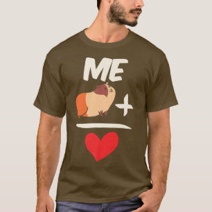 Camiseta Corazón Para El Propietario De Cerdo De Guinea Ani