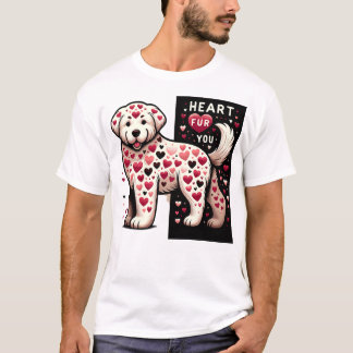 Camiseta Corazón para ti - Canine Love Spots Tee
