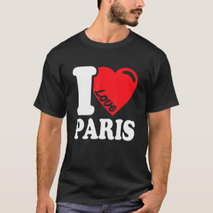 Camiseta Corazón París Hermosa ciudad de París Amo París 1