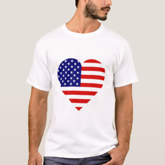 Camiseta Corazón patriótico