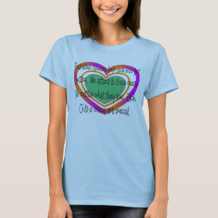 Camiseta corazón pediátrico del poema de la enfermera
