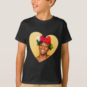 Camiseta corazón personalizada con foto día de San