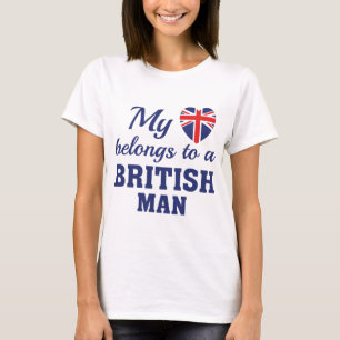 Camiseta Corazón Pertenece Británico