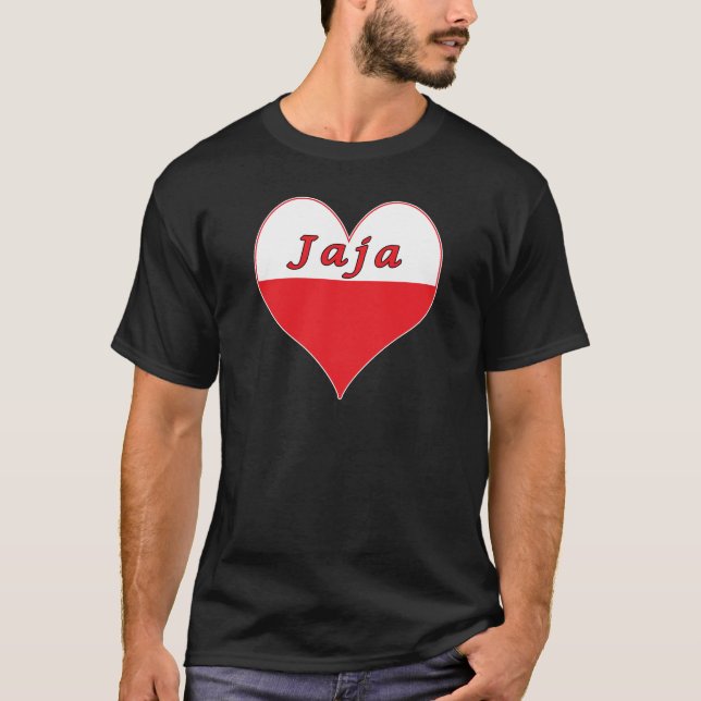 Camiseta Corazón polaco de Jaja (Anverso)
