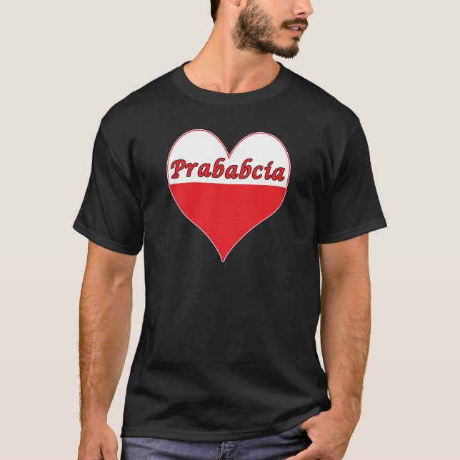 Camiseta Corazón polaco de Prababcia (Anverso)