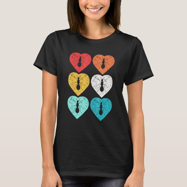 Camiseta Corazón pop de Ant Retro 80 (Anverso)