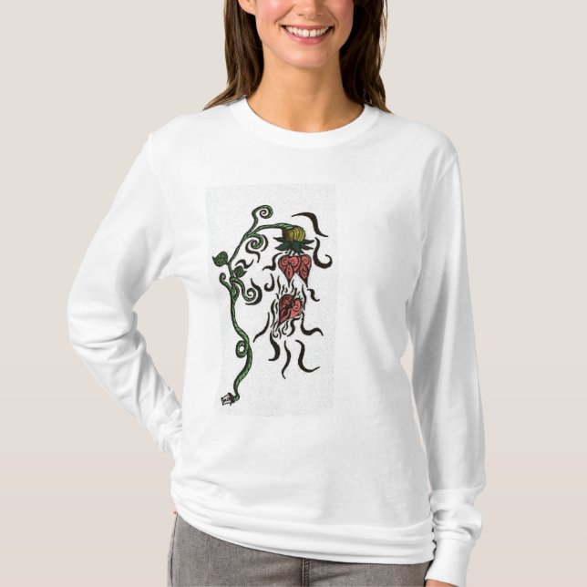 Camiseta Corazón que cae (Anverso)