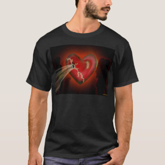 Camiseta corazón quebrado