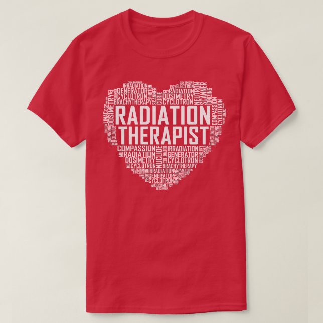 Camiseta Corazón Radiante Terapista (Diseño del anverso)