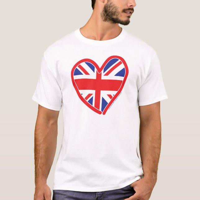 Camiseta Corazón Real Union Jack (Anverso)