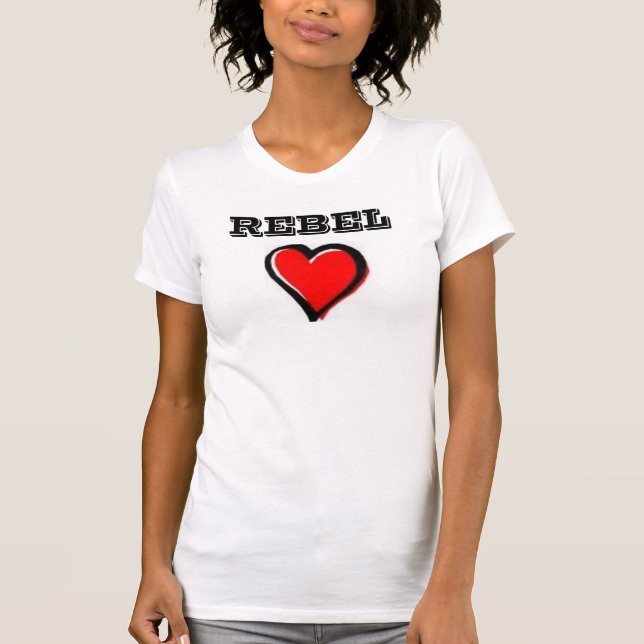 Camiseta Corazón rebelde (Anverso)