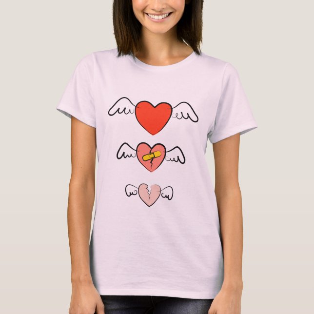 Camiseta Corazón reparado (Anverso)