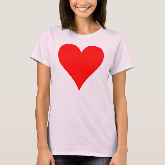 Camiseta corazón rojo (Anverso)