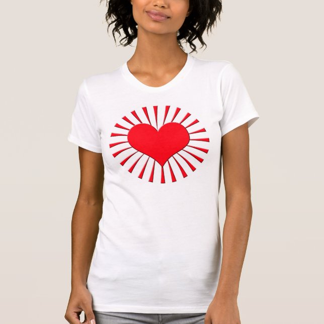 Camiseta Corazón rojo (Anverso)