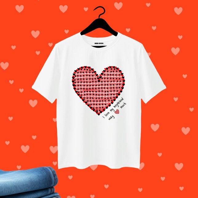Camiseta Corazón rojo (Subido por el creador)