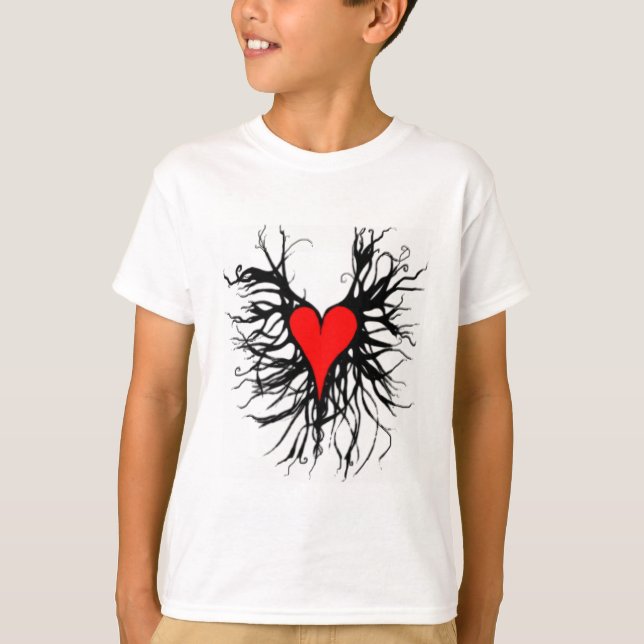Camiseta Corazón rojo (Anverso)