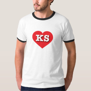 Camiseta Corazón Rojo de Kansas - Gran Amor