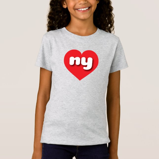 Camiseta Corazón rojo de Nueva York - Amo (Anverso)