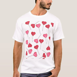 Camiseta Corazón Rojo de San Valentín bonito   Modelo Lolli