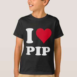 Camiseta Corazón Rojo Me Encanta La Pipa